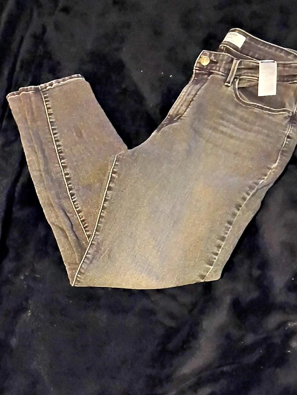 Denizen from Levi's High-Rise Skinny Jeans Gray